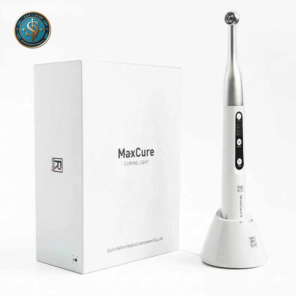 Refine MaxCure3 Dental Curing Light – LED 3-Mode Resin Curing System