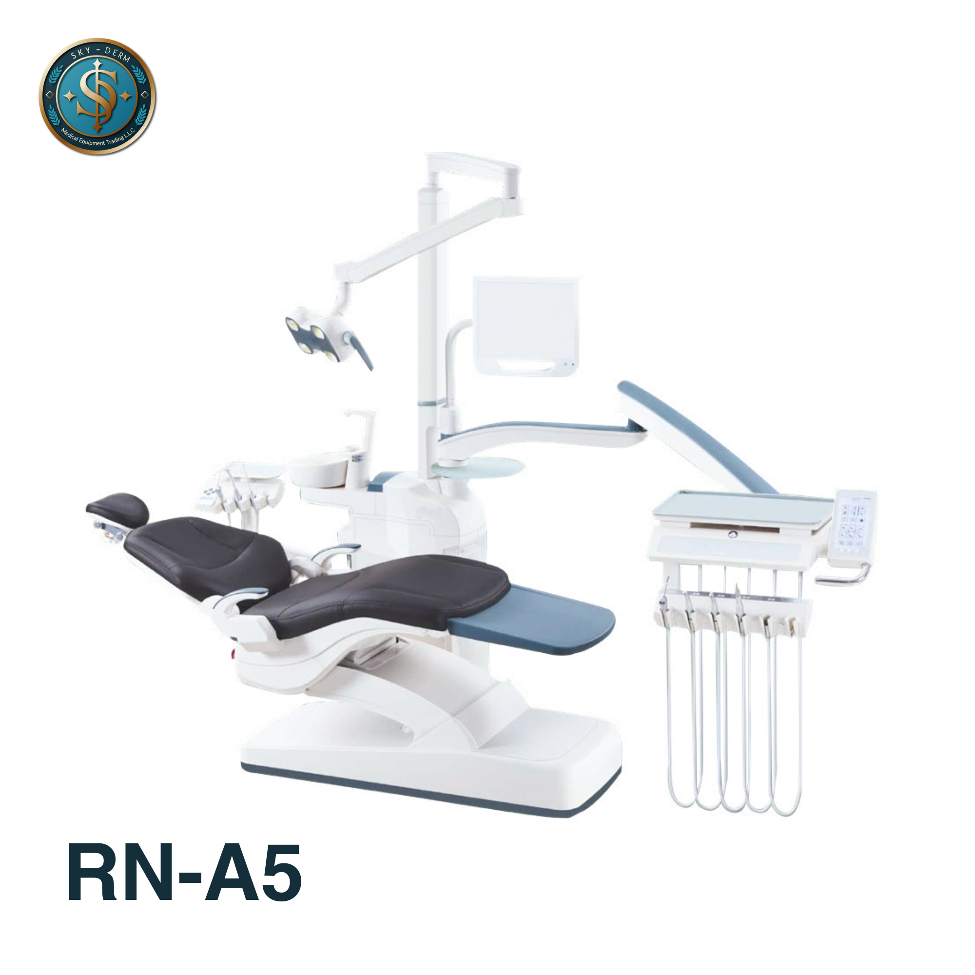 RN-A5 Dental Unit | Advanced Dental Chair with LED Light & Safety Stop