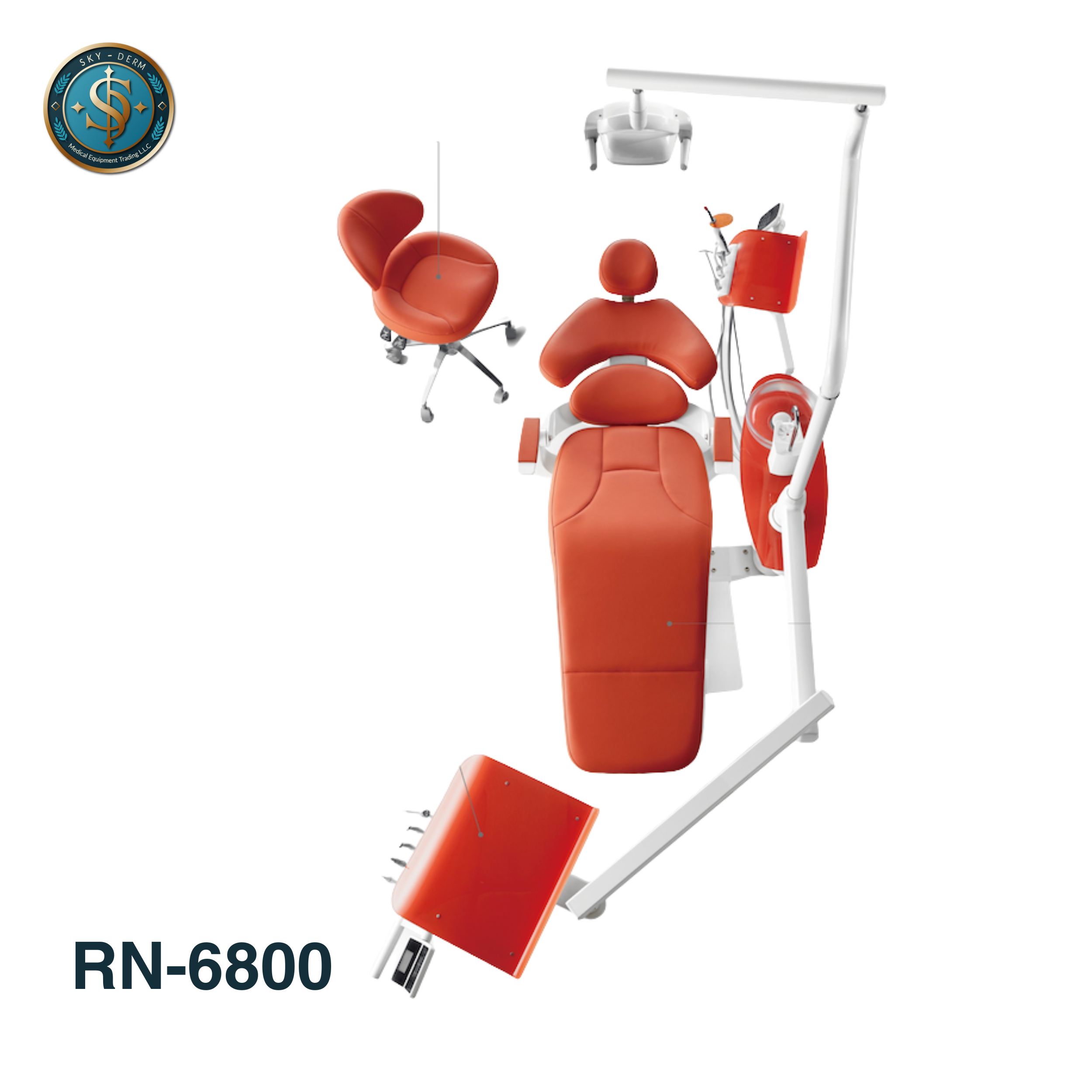 RN-6800 Dental Unit with telescopic backrest