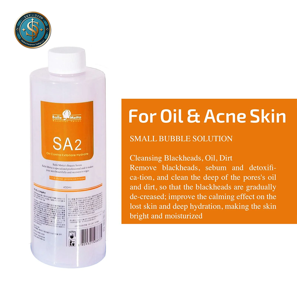 Hydra Facial Machine Solution / Water – Pack of 3 Bottles